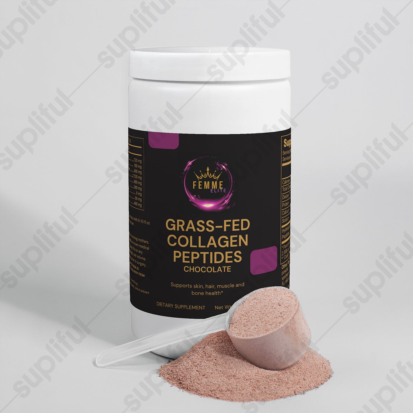 Grass-Fed Collagen Peptides Powder (Chocolate)