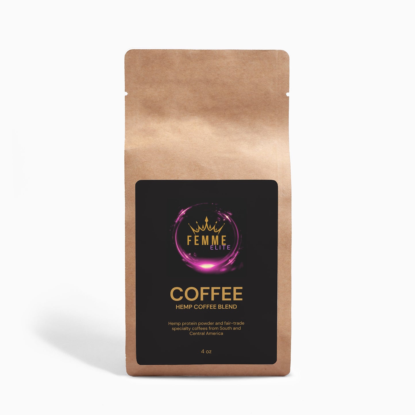 Organic Hemp Coffee Blend - Medium Roast 4oz