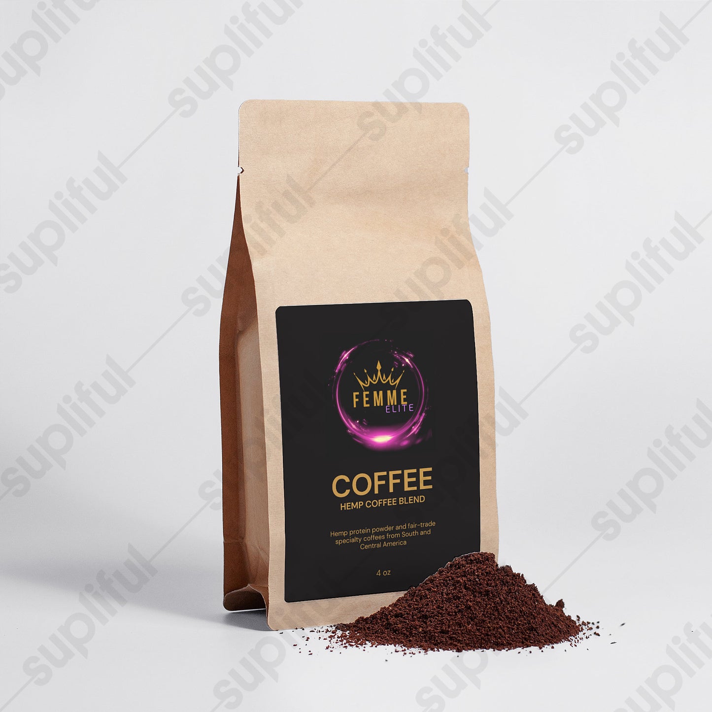 Organic Hemp Coffee Blend - Medium Roast 4oz